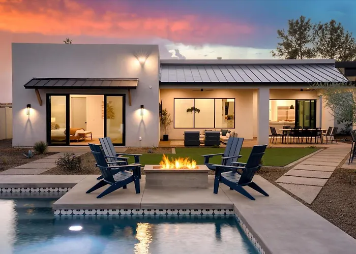 Luxe Villa, Private Pool Putting Green&bbq * Scottsdale